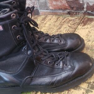 Black Leather Men's Boots